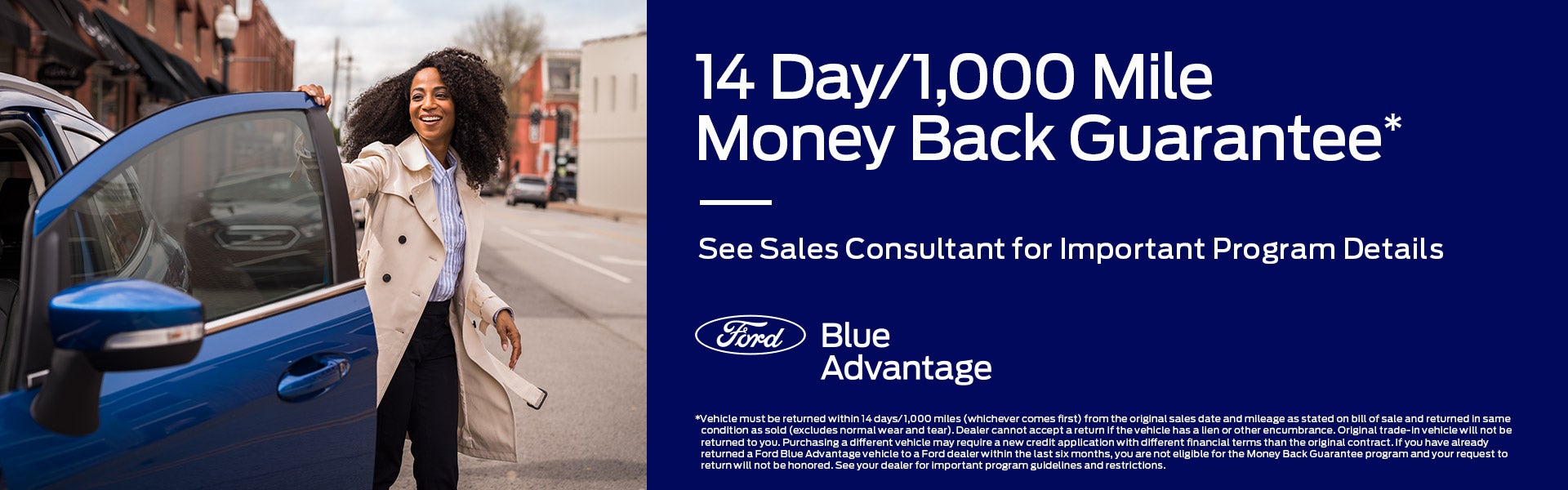 14 day/1000mile money back guarantee
